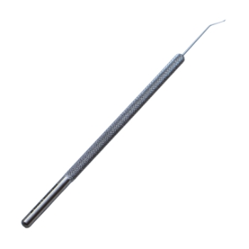 Mackool-Bechert Nucleus Rotator, Modified To Have Angled Shaft, 10mm Tip To Bend, Round Knurled Handle, Overall Length 5" (125mm) E4937 M,6897E,E4937 M